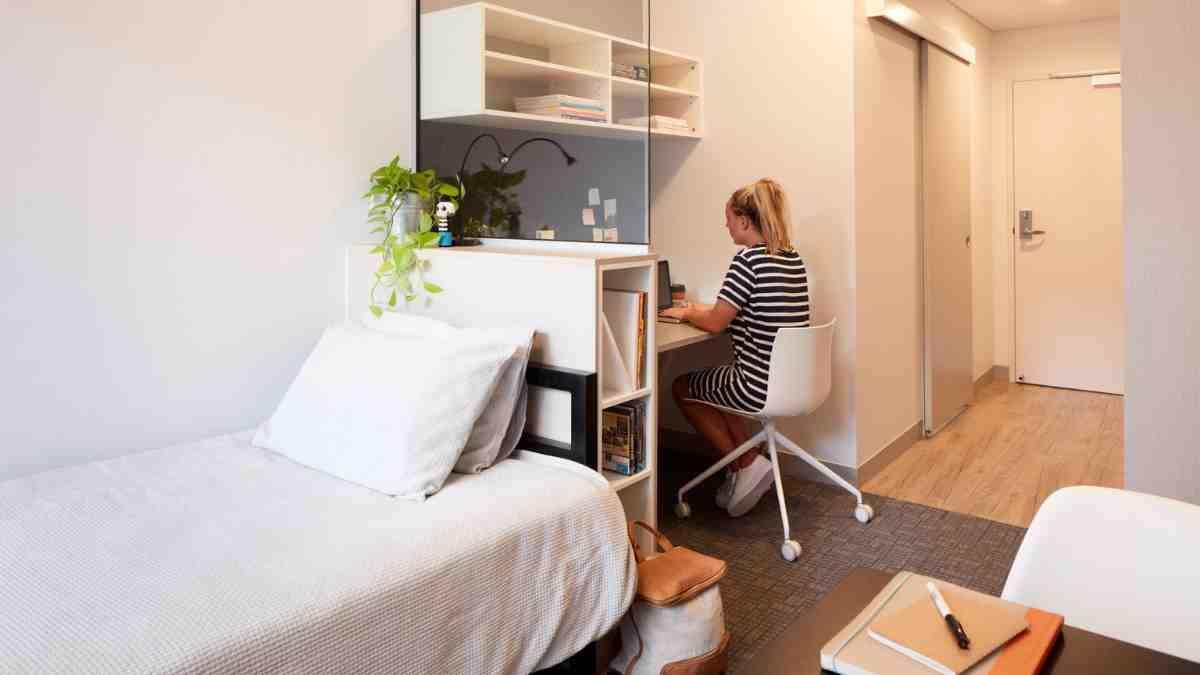 Completed interior accommodation room